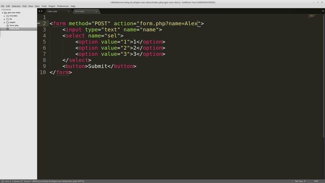 PHP. Получаем данные от пользователей