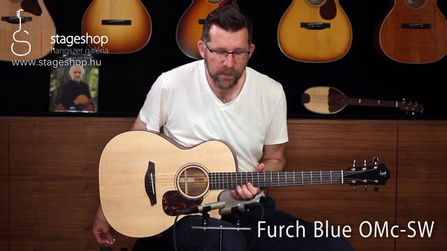 Furch Blue OMc-SW acoustic guitar demo in Stageshop