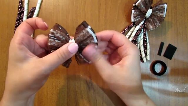 Бант со спиральками | MK от Noel | Bant with spirals | DIY