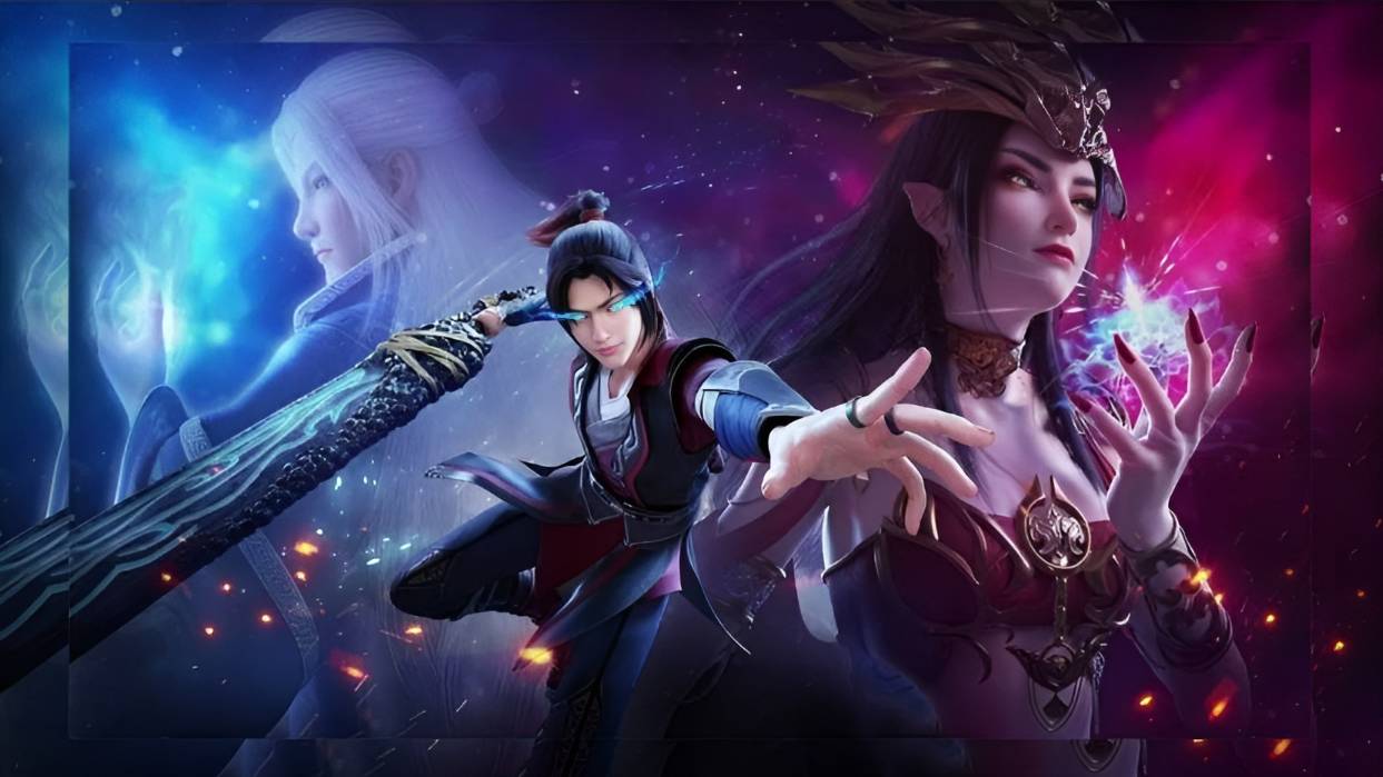 Сериал Расколотая битвой синева небес / Dou po cang qiong все