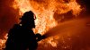 В белгородском поселке Совхозный начался пожар после атаки дрона