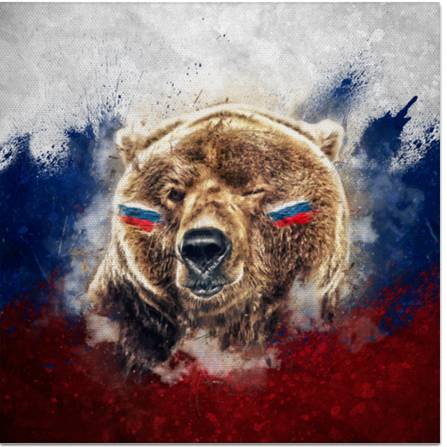 Заставка на телефон русский медведь