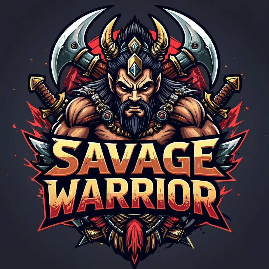 Иконка канала savage warrior