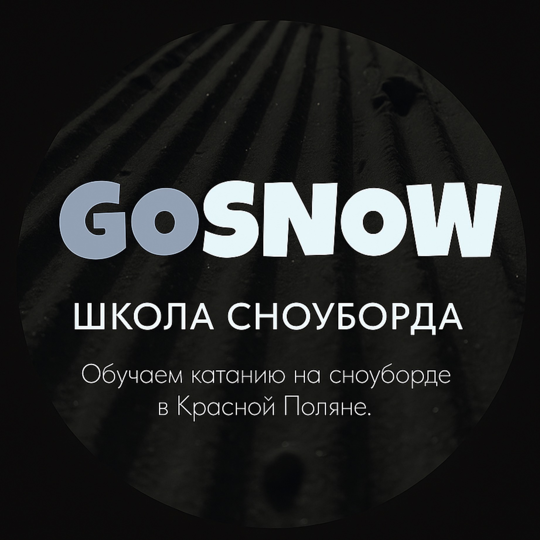Иконка канала GoSnow - школа сноуборда