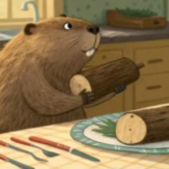 Иконка канала Сидим с бобром за столом вдвоём