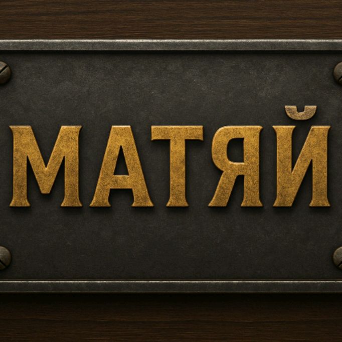 Иконка канала МАТЯЙ
