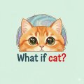 Иконка канала What if cat?