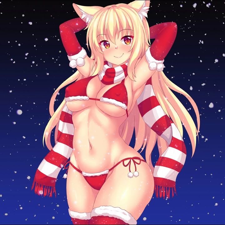 Иконка канала новогодние аниме сиськи 🎄