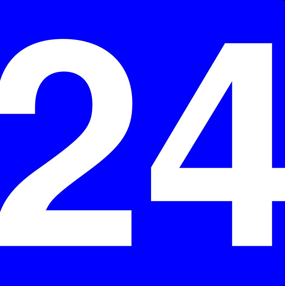 Картинка с цифрой 24