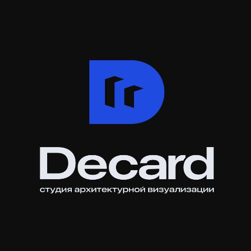 Иконка канала Decard, студия архитектурной визуализаци