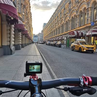 Иконка канала 4k cycling video для тренировок на велосипеде