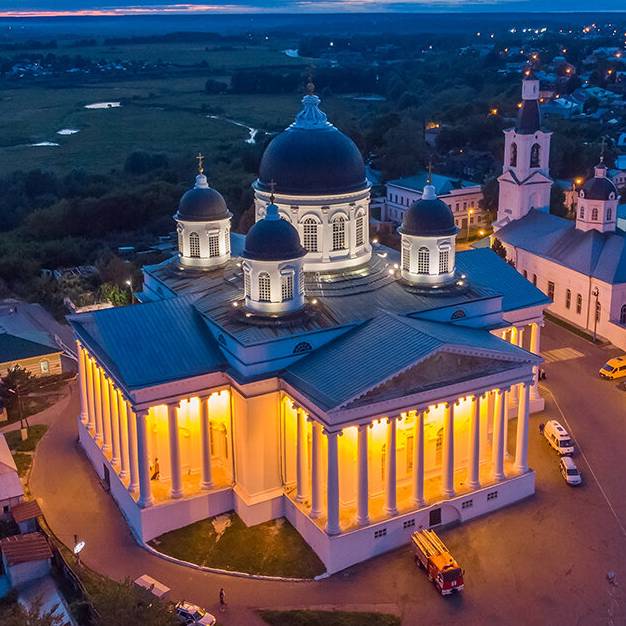 Арзамас Воскресенский кафедральный собор осень