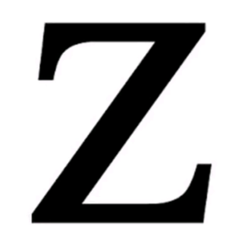 Картинка z. Буква z. Знак z. Стилизованная буква z. Буква z на белом фоне.
