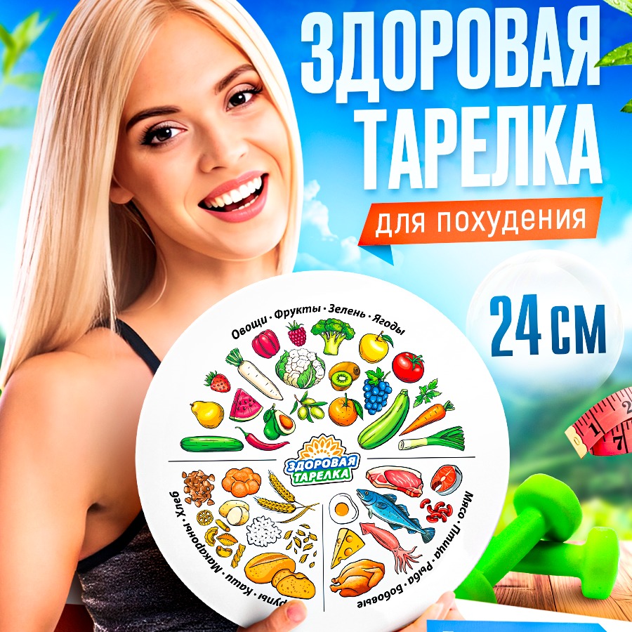 Иконка канала Здоровая тарелка для похудения  WB 192333695