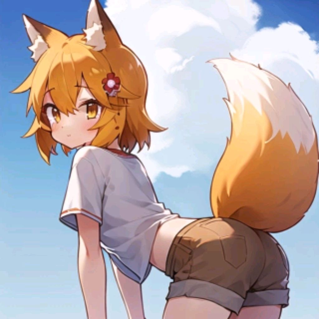 Fan art - the helpful fox senko-san