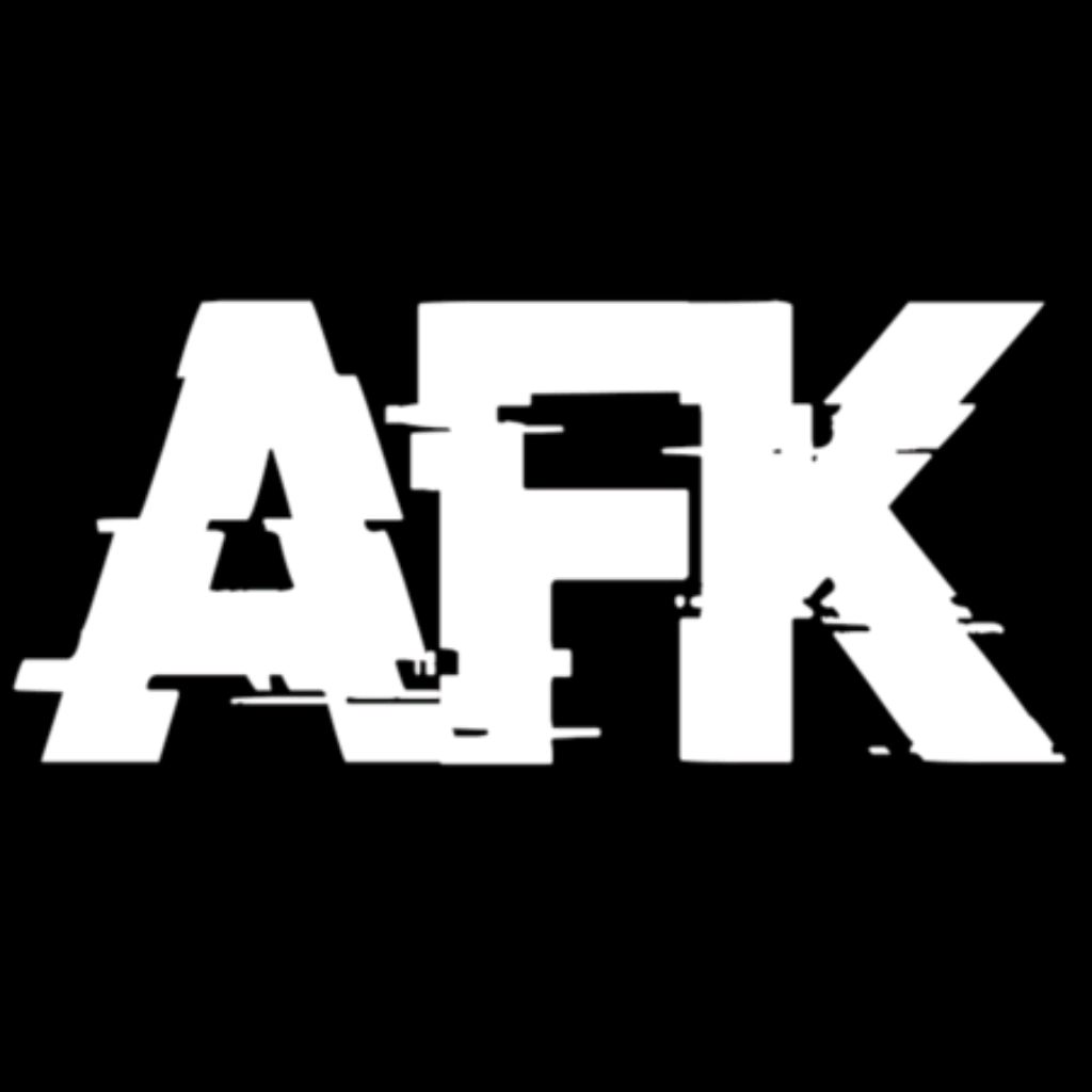 Еску. АФК. Надпись АФК. Аватарка АФК. AFK картинка.