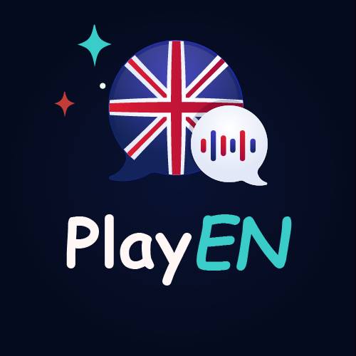 Иконка канала PlayEN | Обучение английскому языку на фоне