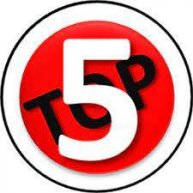 Иконка канала TOP FIVE.