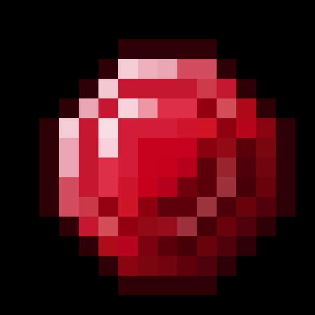 Рубиновый блок 16x16