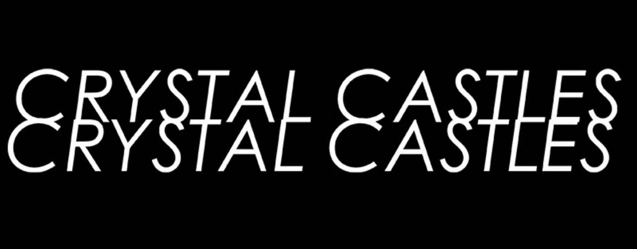 Crystal castles vanished перевод. Crystal Castles логотип. Crystal Castles надпись. Crystal Castles шрифт. Кристал кастлс Мем.