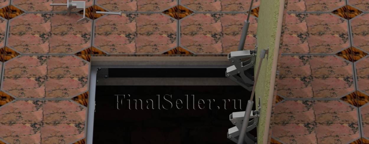 Петли, механизмы для люков в пол, стену.