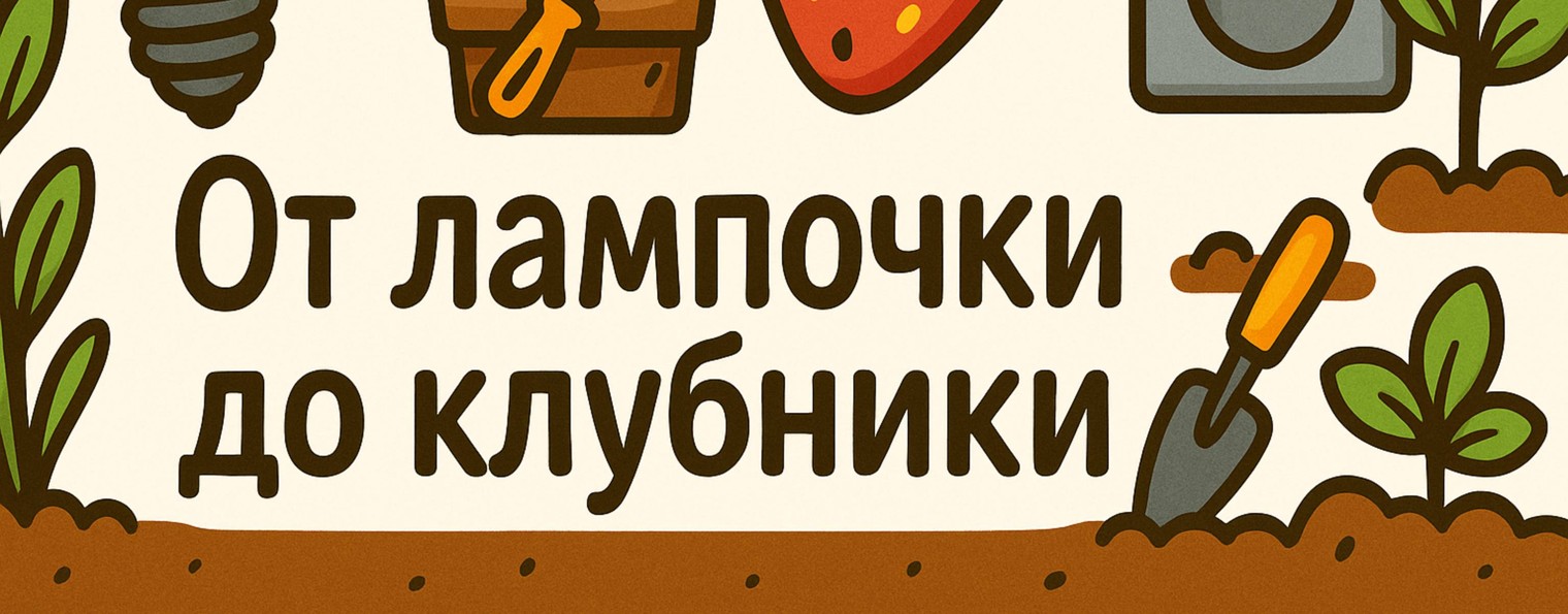 От лампочки до клубники