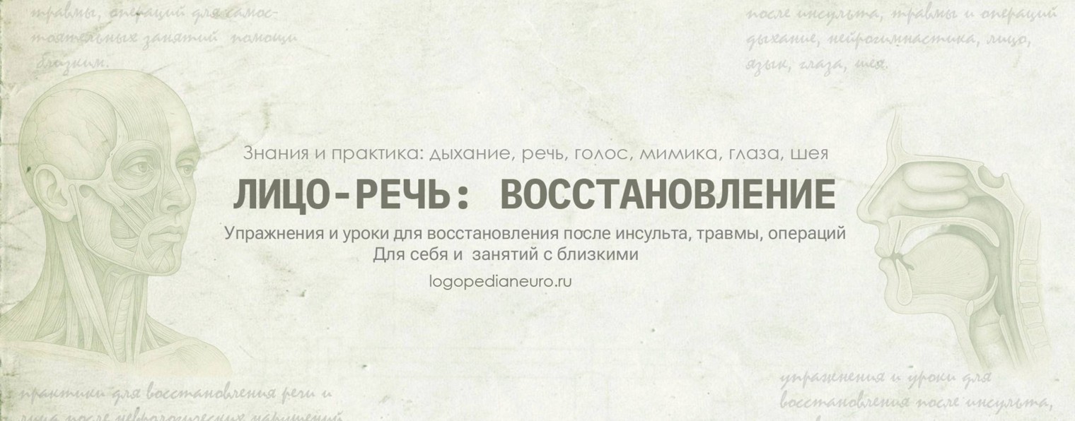 Восстановление лица и речи