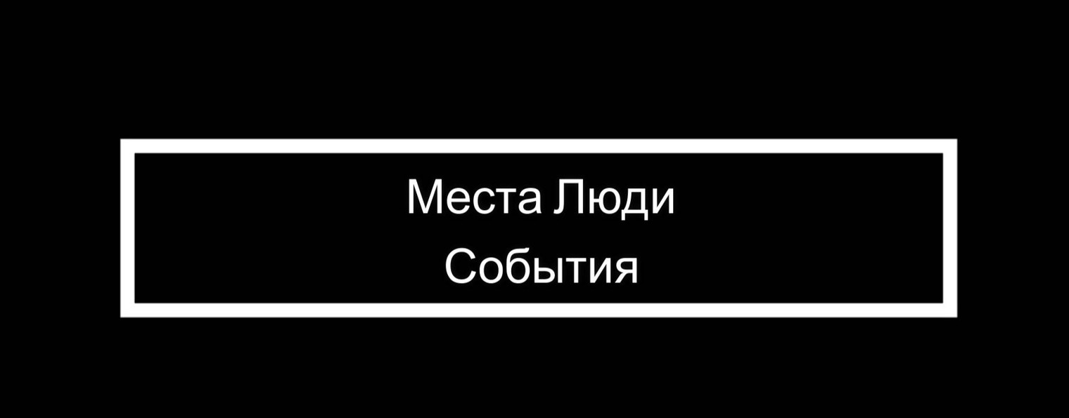 Места Люди События