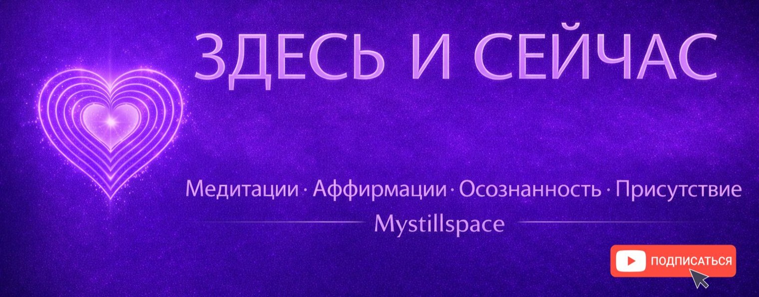 Здесь и сейчас mystillspace Медитации, аффирмации