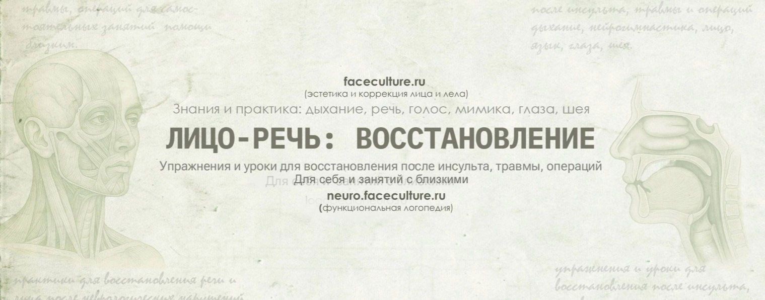Восстановление лица и речи