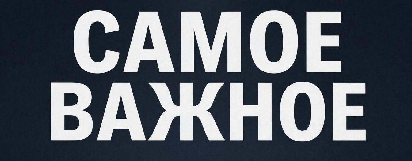 САМОЕ ВАЖНОЕ