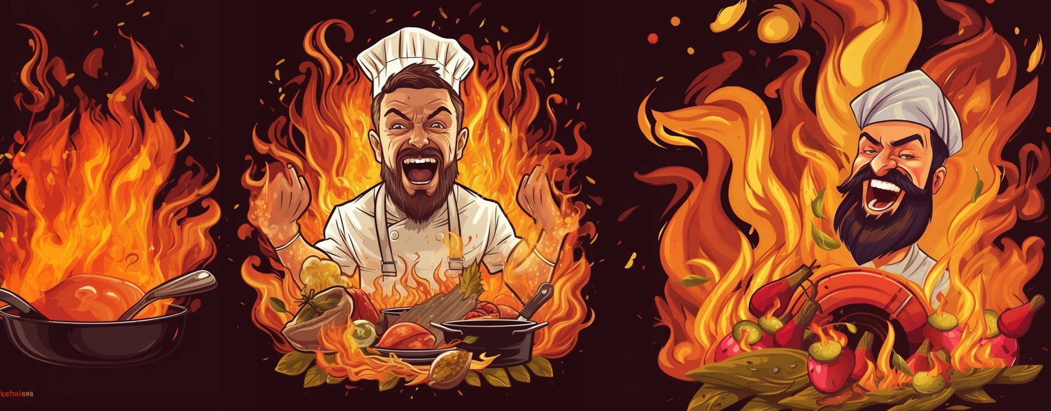Шеф в огне - экстремальная кулинария без страха!