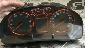 Мистика после перепайки светодиодов в приборке VW Passat B5   Mystique in the VW Passat B5 panel