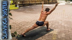 Дневная практика йоги с Сергеем Черновым   Комплекс асан йоги  Йога для начинающих ⭐ SLAVYOGA
