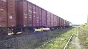 Электровоз ВЛ80с-1279 с грузовым поездом проходит станцию Зимёнки