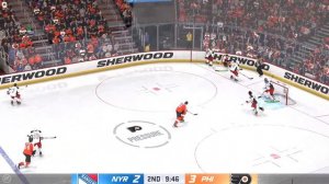 EA Sports NHL 24 New York Rangers vs Philadelphia Flyers Reg. Sea. game!