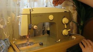 Sewing machine Швейная машина Veritas Веритас 8014/22  test намотка нитки на шпульку