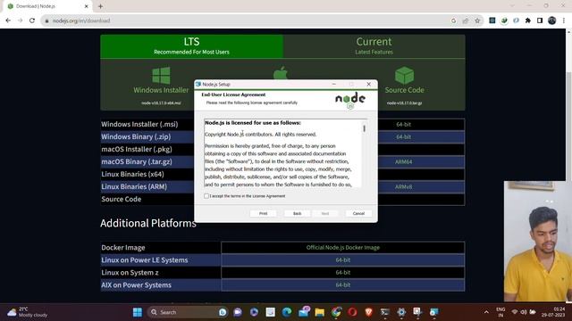 How to Install Node.js and NPM on Windows 11 [ 2023 Update] | NodeJS Installation смотреть онлайн