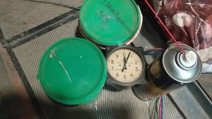 Проверка работоспособности указателя судового тахометра ТЭ-204 с помощью датчика ДТЭ-1 и дрели)
