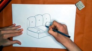 Как нарисовать диван. Онлайн-школа рисования "Малевашки"