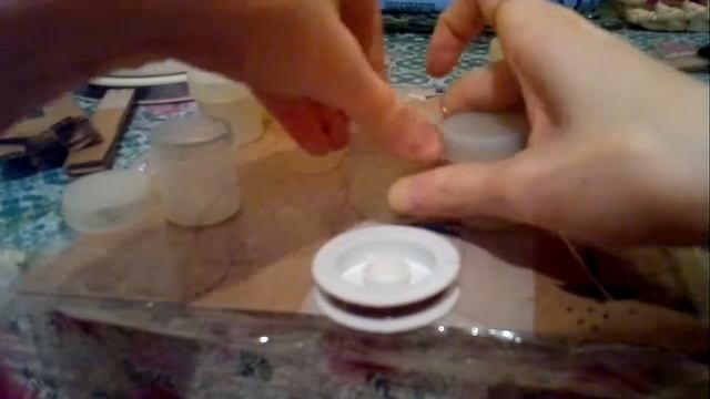 Как сделать макет. Закрепление баночек от гуаши на платформе смотреть онлайн