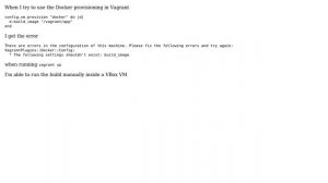 DevOps & SysAdmins: Unable to build_image when using Docker provisioner on vagrant