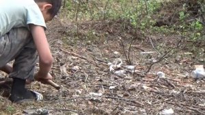 ?Стойбище оленеводов, удивительная жизнь. Олени, собаки, рыбалка