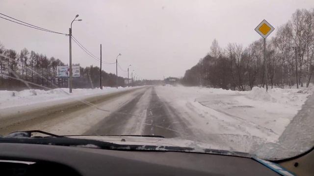 Первое марта / В первый день весны замело как зимой