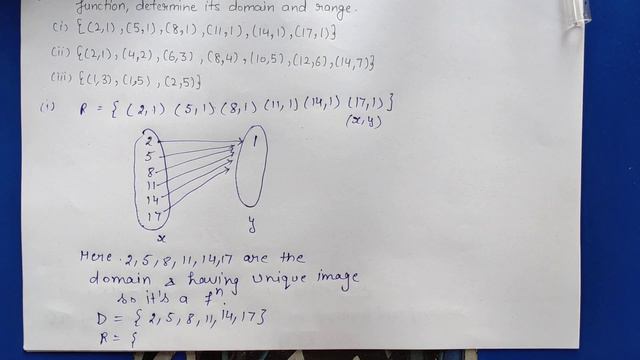 Chapter 2 Exercise 2.3 (Q1) Relations and Functions Class 11 Maths NCERT смотреть онлайн