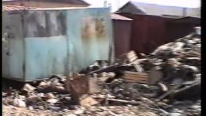 1995_Мегион_Вывоз гаражей за черту города