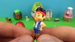 13 Surprise Eggs Kinder Surprise Masha and the Bear Mickey Mouse Spongebob Om Nom Cars