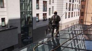 Герметизация стеклянного купола