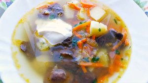 Суп с маслятами! Вкусно, сытно и быстро!