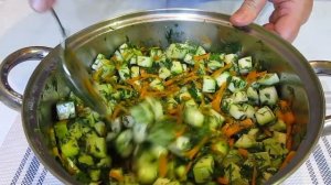 Необыкновенно вкусный САЛАТ ИЗ КАБАЧКОВ на зиму. №1 на нашем столе!